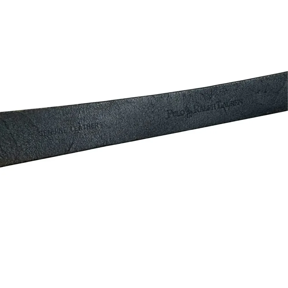 Polo Ralph Lauren Black Leather Belt